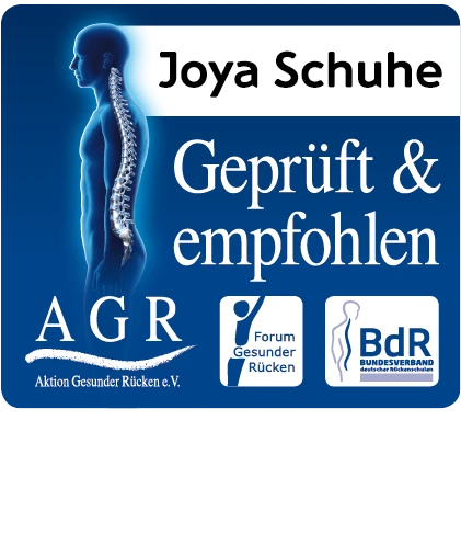 Joya-AGR-Guetesiegel_nie-wieder-schmerzende-Fuesse